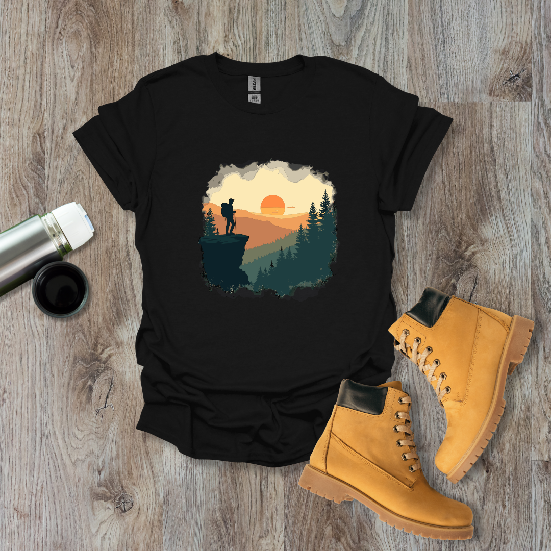 Hiker Sunrise T-Shirt