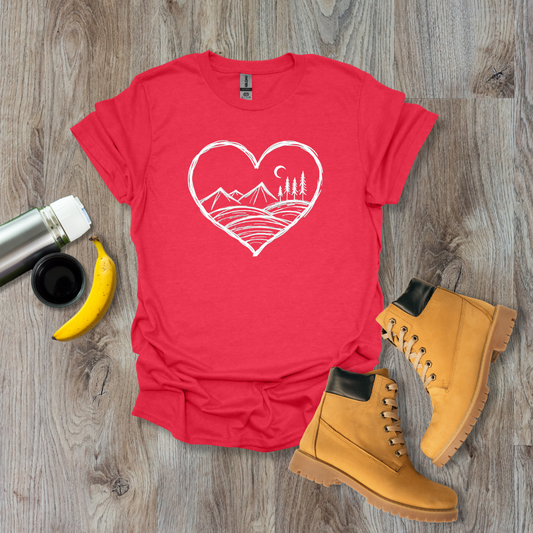 Sketch Heart T-Shirt