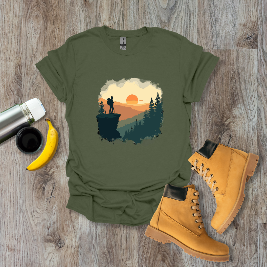 Hiker Sunrise T-Shirt